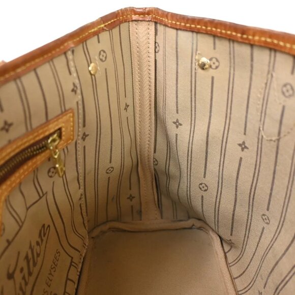 LOUIS VUITTON Neverfull PM Shoulder Bag Monogram Leather Brown - Picture 13 of 16